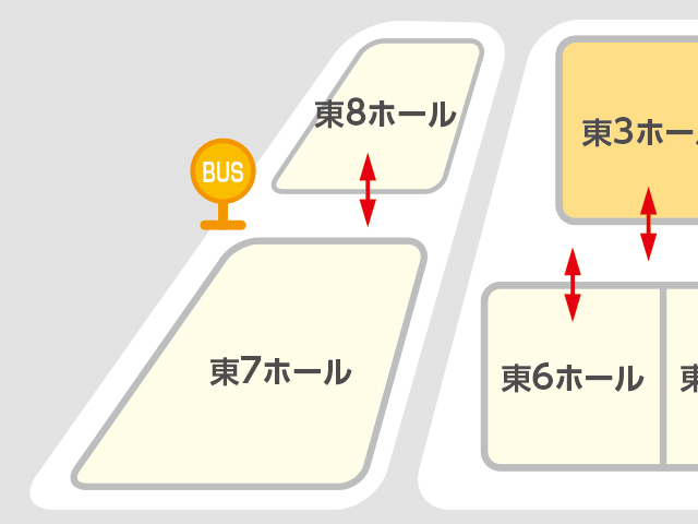 東京ビッグサイト 東展示棟 発着場所